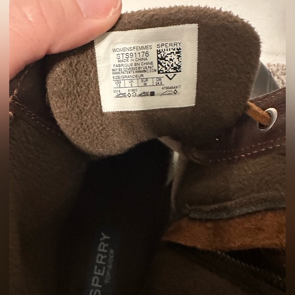 Women’s Sperry Saltwater Brown and Black Duck Boots 7.5 - Picture 5 of 5
